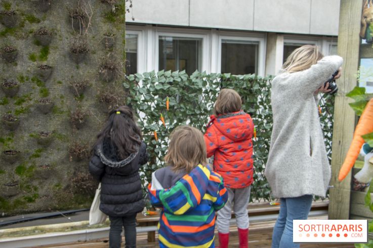 Chasse aux oeufs de Pâques Pierre Lapin au BHV Marais : les photos