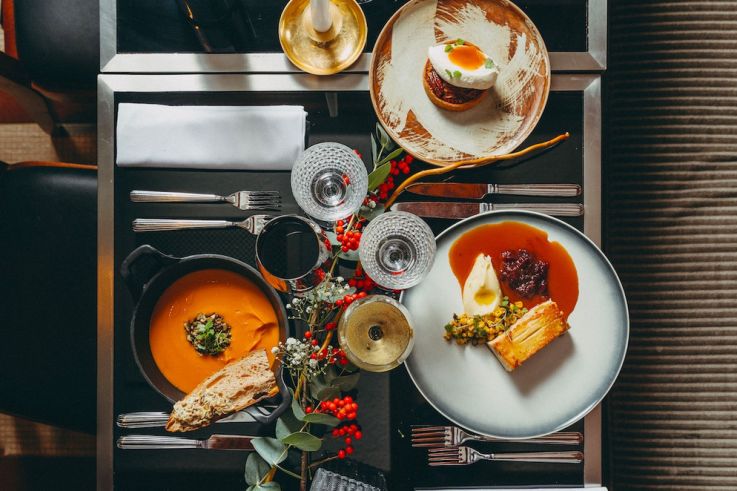 Thanksgiving 2024 à l'Hôtel des Grands Voyageurs : Un menu de spécialités américaines