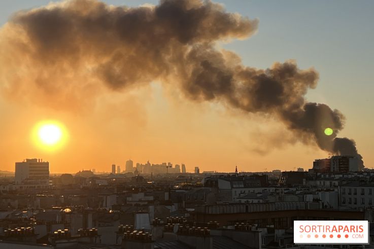 Paris : Incendie en cours dans le nord de la capitale