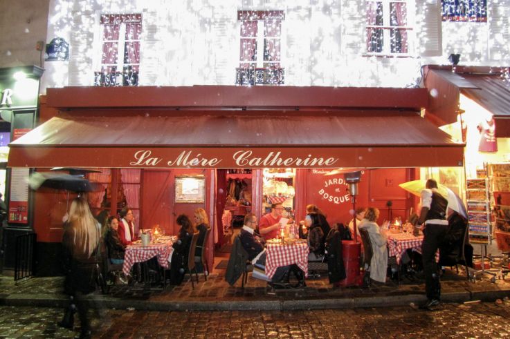 La petite histoire des grands restaurants de Paris : A La Mère Catherine, institution montmartroise
