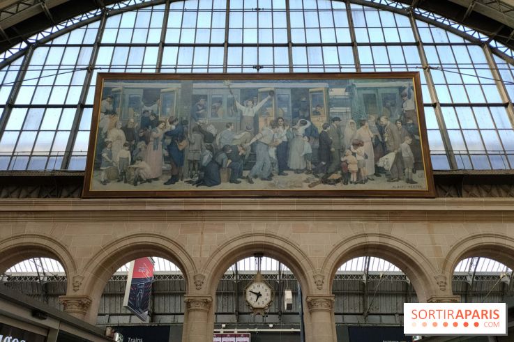 Le tableau que les voyageurs ne voient presque jamais : Le secret des Poilus de la Gare de l’Est
