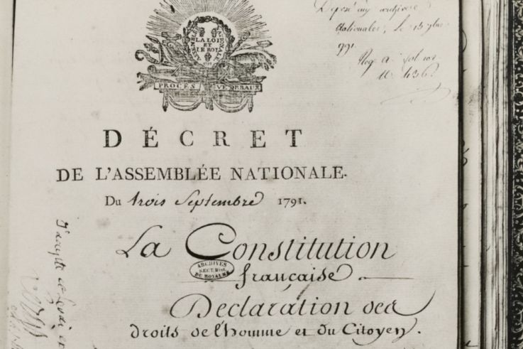 Éphéméride du 3 septembre à Paris : L'adoption de la première Constitution française à Paris