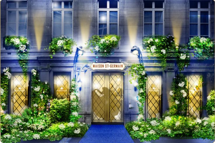 La Maison St-Germain®, un bar éphémère et floral 
