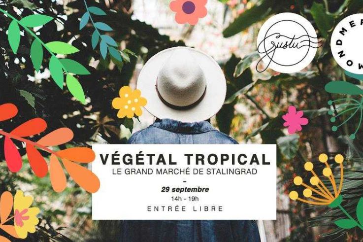 Grande vente de plantes tropicales à la Rotonde Stalingrad