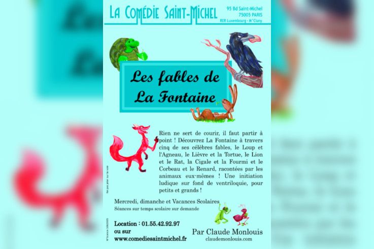 Les Fables de la Fontaine à la Comédie Saint-Michel