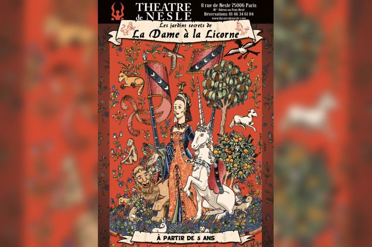 Les jardins secrets de la Dame à la licorne au Théâtre de Nesle