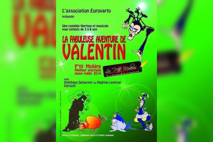 La fabuleuse aventure de Valentin au théâtre Le Mélo d’Amélie