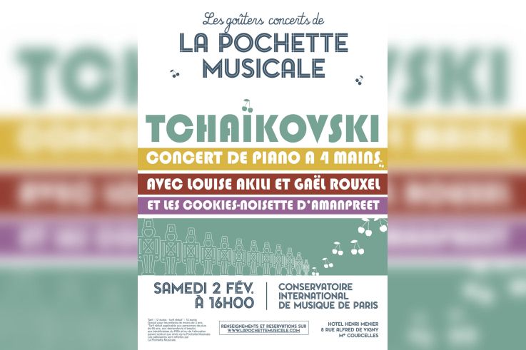 Un goûter-concert "Tchaïkovski et Cookies-Noisettes" au Conservatoire International de Musique