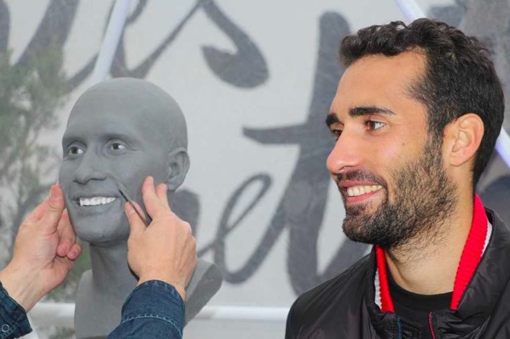 Martin Fourcade entre au Musée Grévin