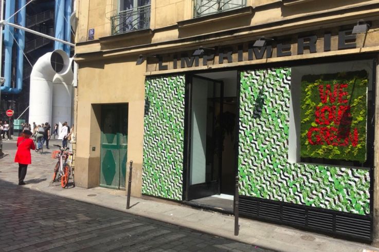 Un pop-up store We Love Green à L'Imprimerie