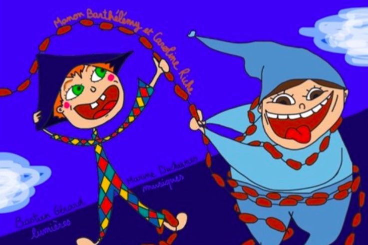 Les Aventures d'Arlequin au Théâtre Pixel