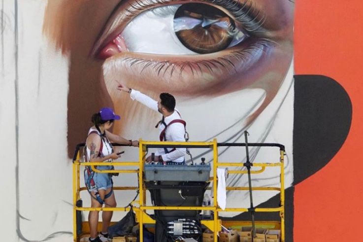 Le street artist Belin va réaliser une œuvre monumentale en live