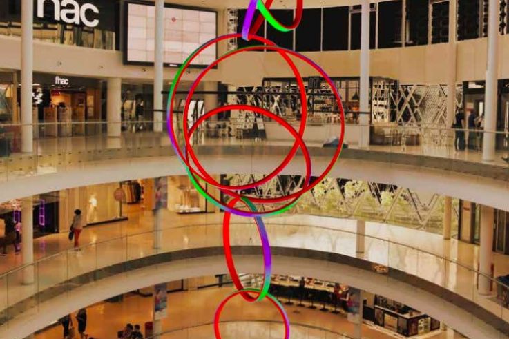 Exposition Orbites de Miguel Chevalier à Beaugrenelle