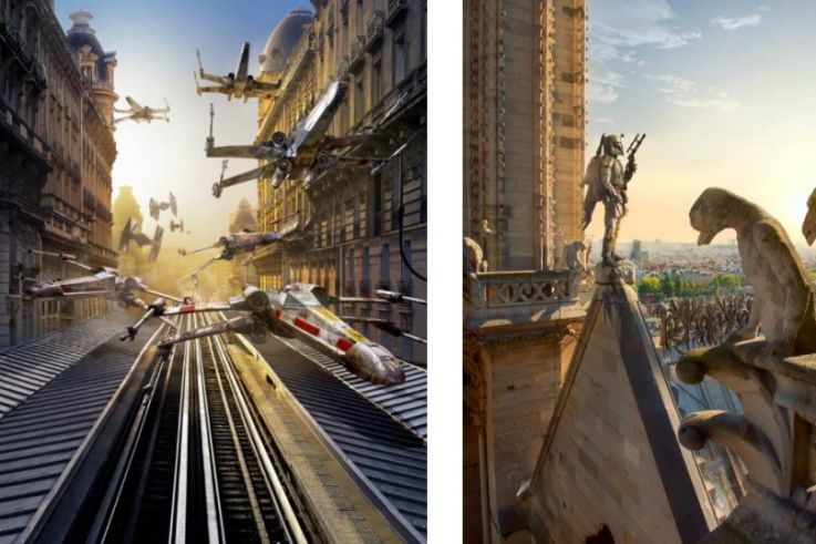 Exposition autour de la saga Star Wars à Bercy Village