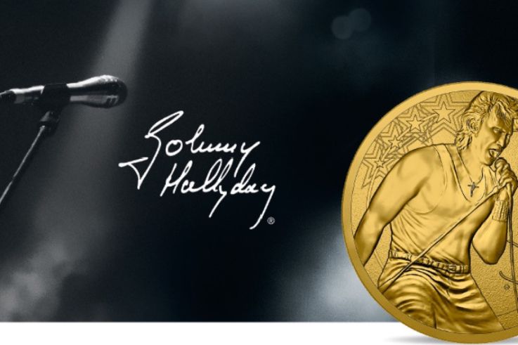 Des pièces en hommage à Johnny Hallyday à la Monnaie de Paris