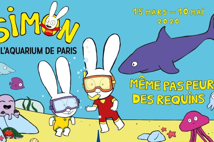 Exposition 'Simon, même pas peur des requins' à l'Aquarium de Paris