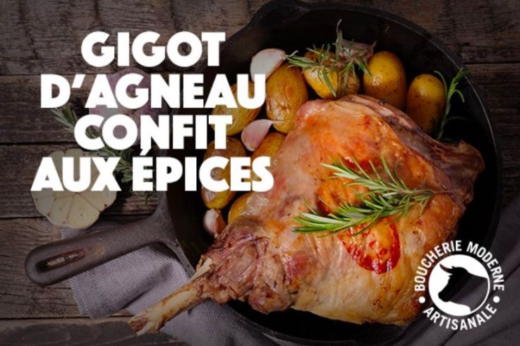 La recette du gigot d'agneau de la Boucherie Moderne pour Pâques