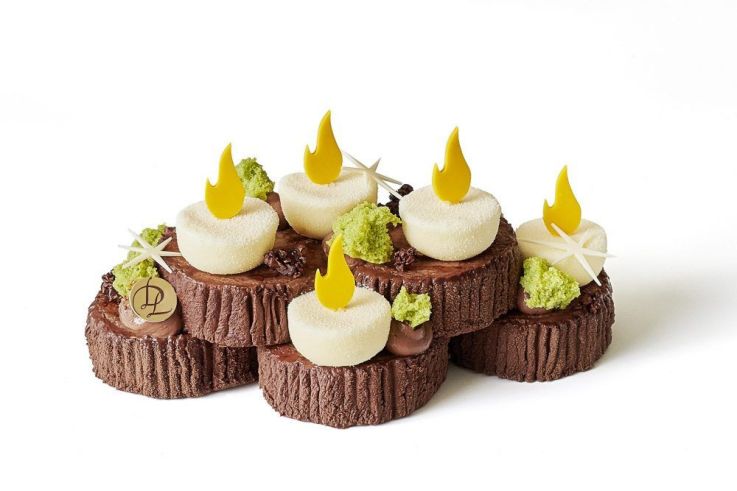 Bûche de Noël 2020 du MOF Laurent Duchêne