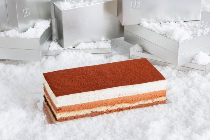 Chocolats et bûche de Noël 2020 par Jacques Genin