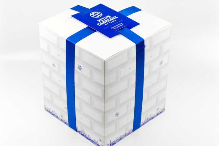 Chocolats et calendrier de l'Avent 2020 de Petits Carreaux de Paris