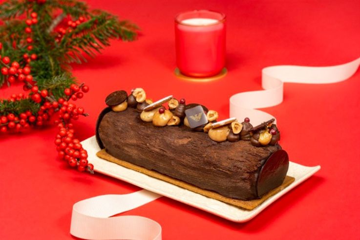 Bûche de Noël 2020 de l'Emporio Armani Caffè