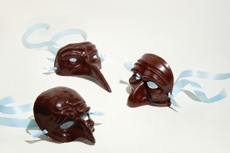 Sébastien Gaudard dévoile des masques en chocolat à porter et dévorer pour Carnaval 2021