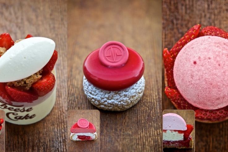 Christophe Michalak célèbre l'arrivée des fraises avec trois nouvelles pâtisseries