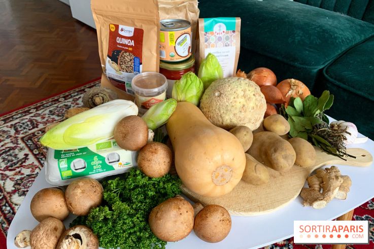 Le Campanier, un panier pour cuisiner 5 recettes bio et de saison, en livraison