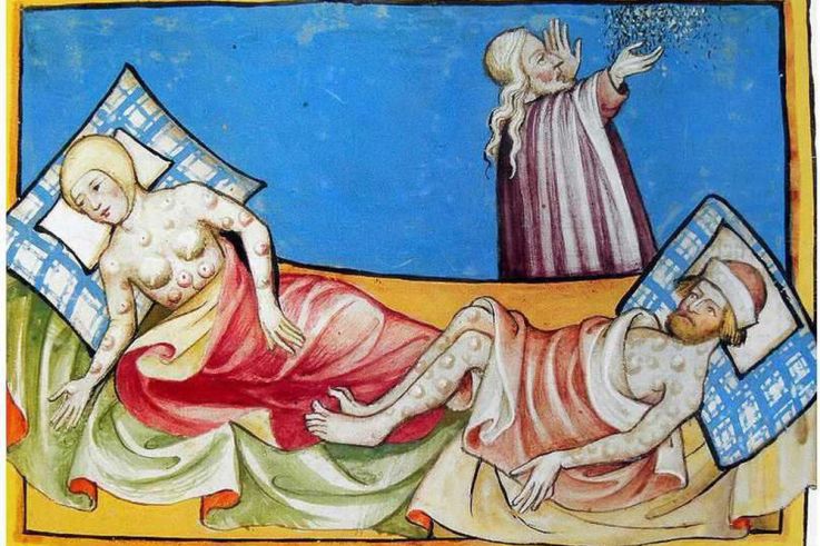 Éphéméride du 28 août à Paris : L'épidémie de peste noire