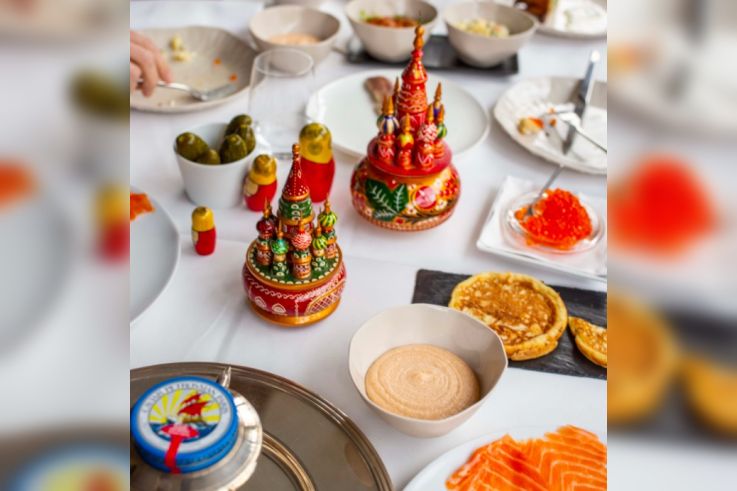 Nouvel An russe 2022 chez Petrossian