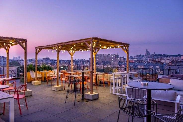 Station M, le nouveau rooftop de l'hôtel Maison Montmartre avec vue sur Paris