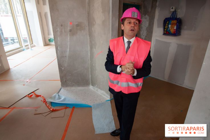 Hôtel Fauchon, visite du chantier