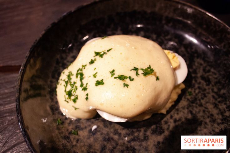 Oeuf mayonnaise vaporeuse de Jacopo Paris (5 €)