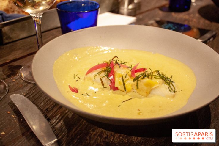 Tronçon de cabillaud persillé de Jacopo Paris (17,50 €)