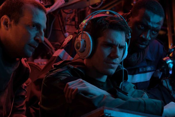 Mathieu Kassovitz, François Civil et Omar Sy dans "Le Chant du Loup" 