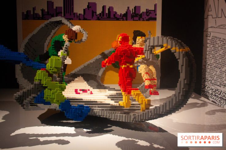 L'exposition LEGO des Super-Heros DC à la Villette