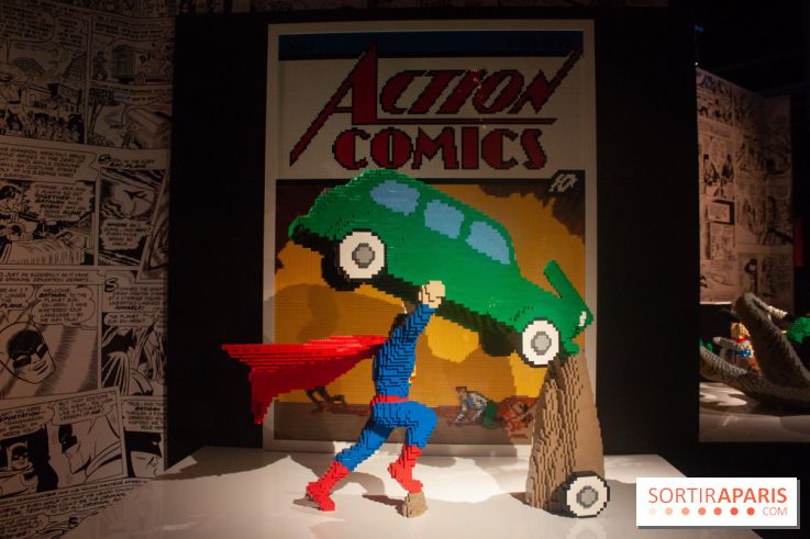 L'exposition LEGO des Super-Heros DC à la Villette