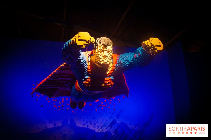 L'exposition LEGO des Super-Heros DC à la Villette