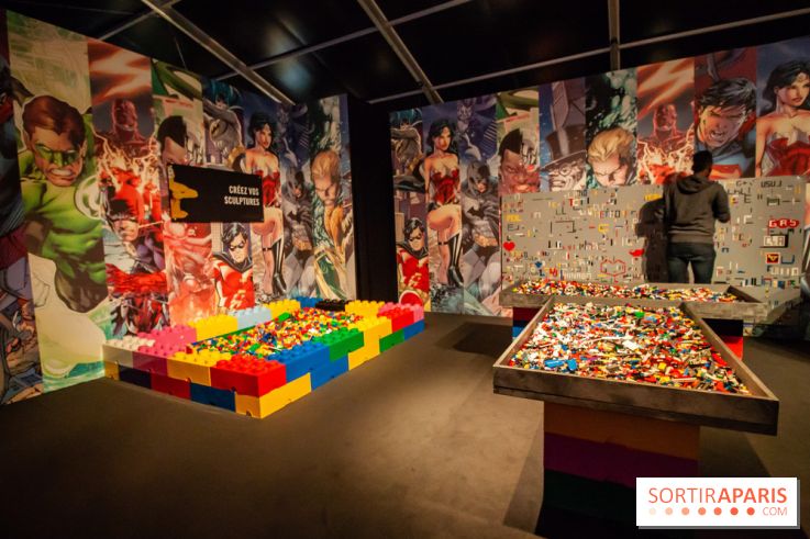 L'exposition LEGO des Super-Heros DC à la Villette