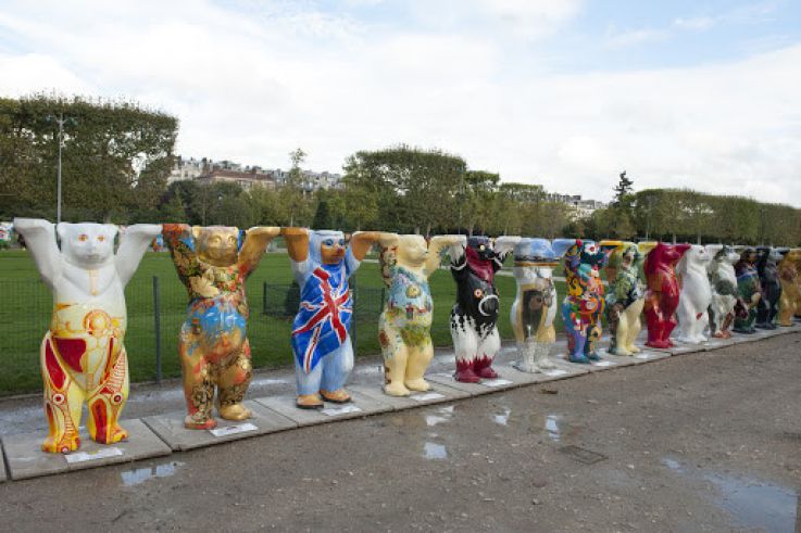 Les oursons géant du Champs de Mars à Paris - , Les United Buddy Bears à Paris