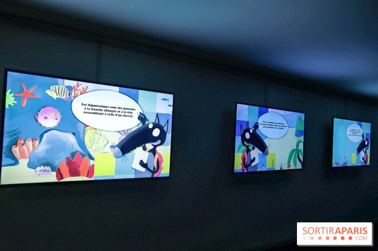 Loup préserve les océans à l'Aquarium de Paris, les photos