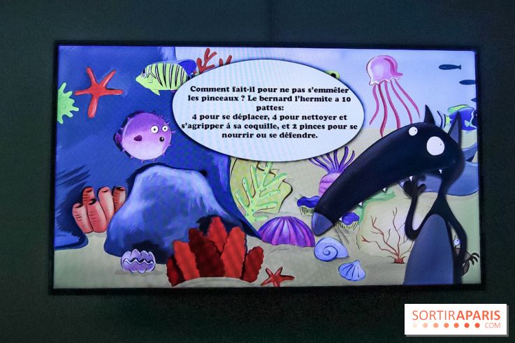 Loup préserve les océans à l'Aquarium de Paris, les photos