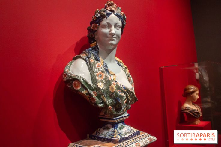 Le Printemps sous les traits de Flore, atelier de Nicolas Fouquay, vers 1730 - exposition En Couleurs au Musée d'Orsay