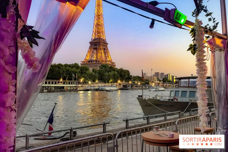 La Guinguette Sohso face à la Tour Eiffel