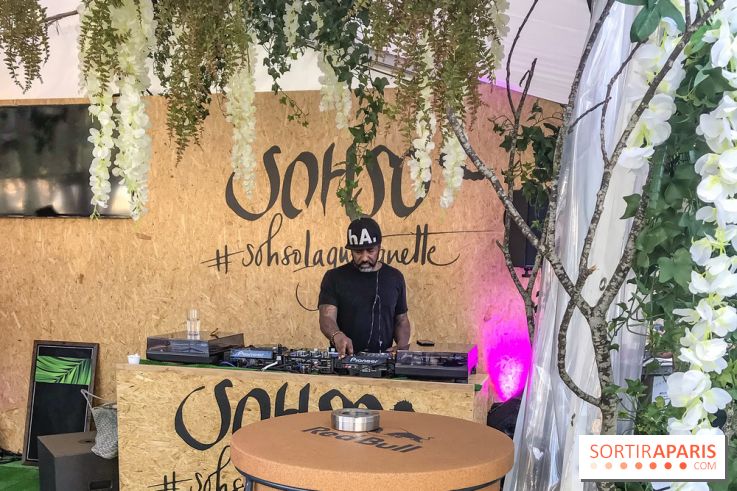 La Guinguette Sohso face à la Tour Eiffel