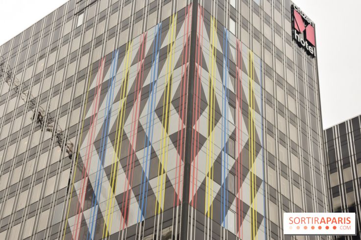 CitizenM inaugure une œuvre d'art sur ses fenêtres à Gare de Lyon