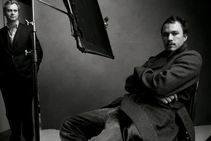 Christopher Nolan et Heath Ledger (The Dark Knight, Le Chevalier Noir)