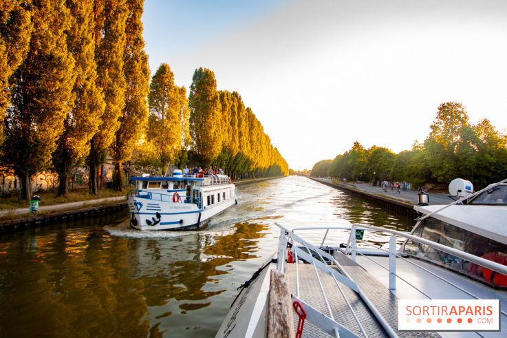 Croisière sur le canal de l'Ourcq