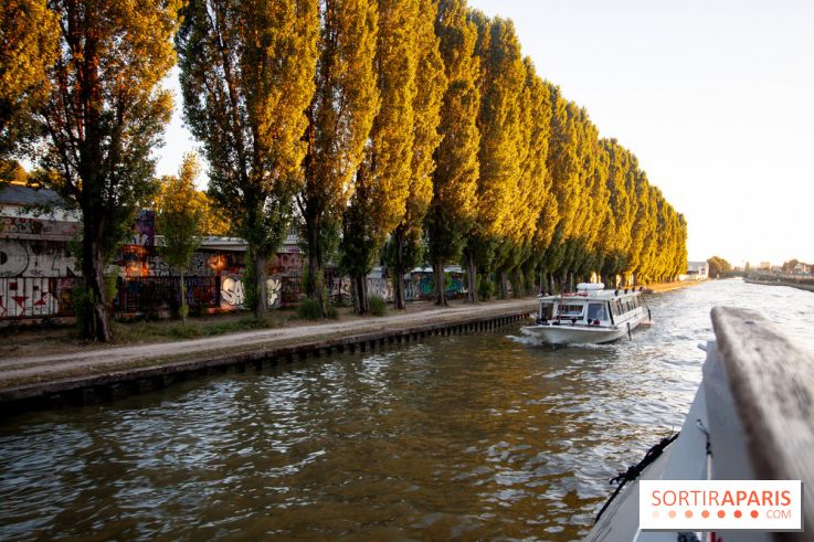 Croisière sur le canal de l'Ourcq