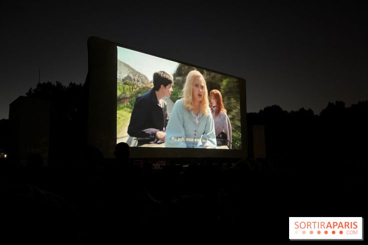 Cinéma en plein air à la Villette